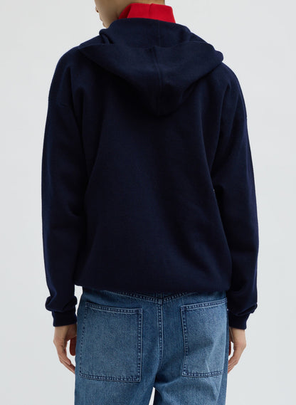 Tibi Double Faced Cashmere Hoodie