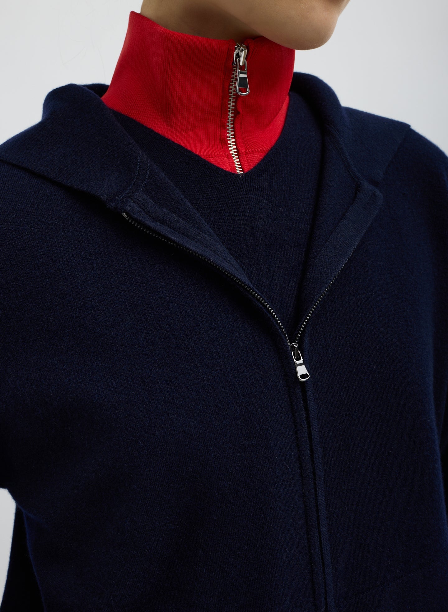 Tibi Double Faced Cashmere Hoodie