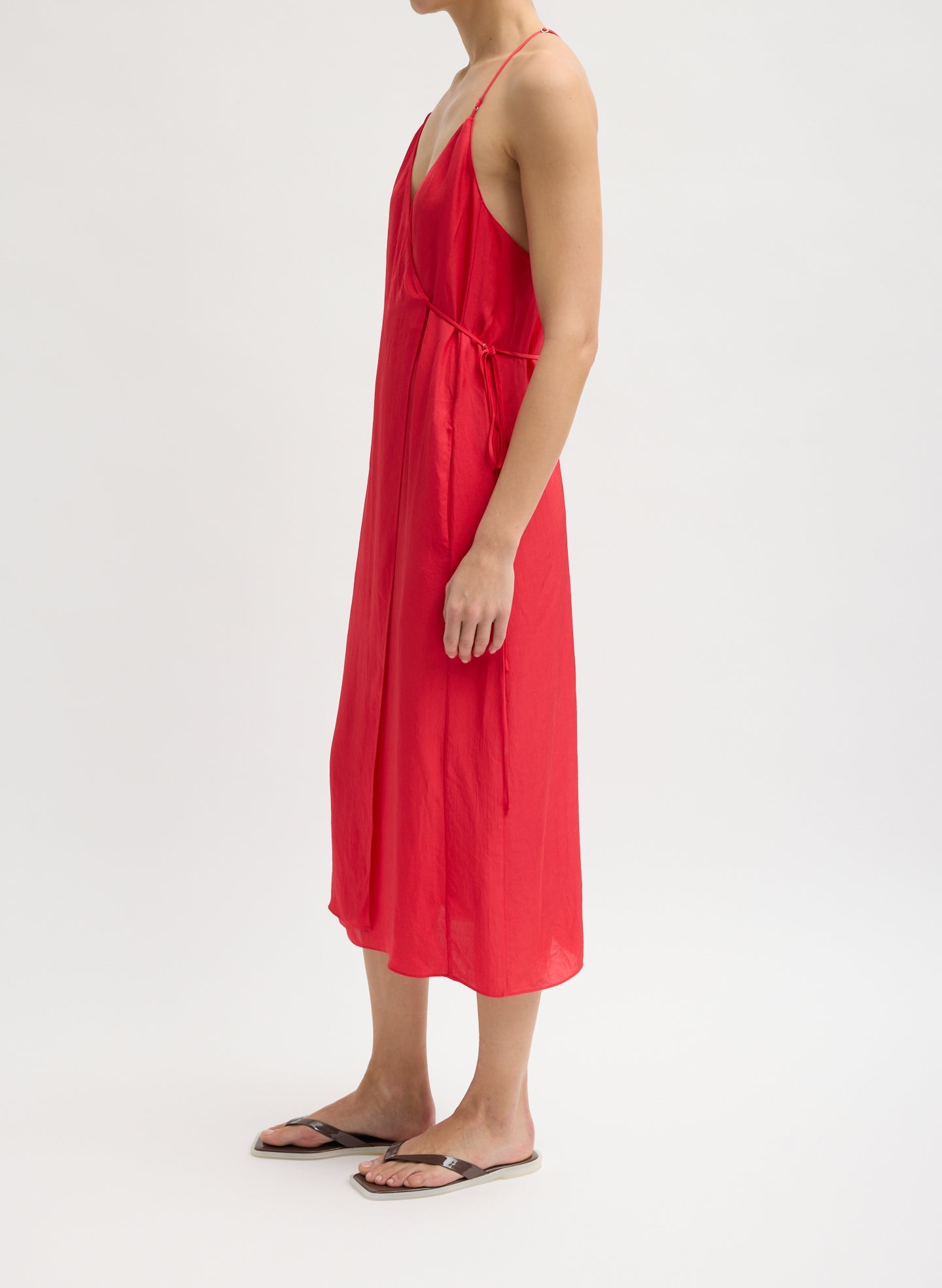 Tibi Summer Slip Wrap Dress