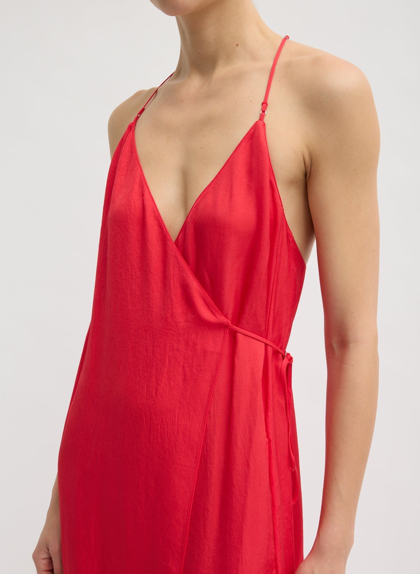 Tibi Summer Slip Wrap Dress