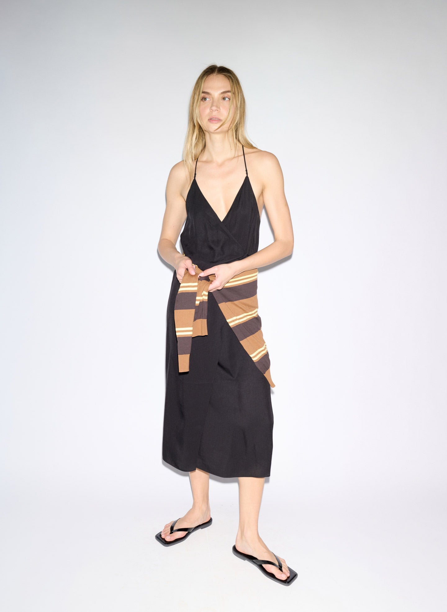 Tibi Summer Slip Wrap Dress