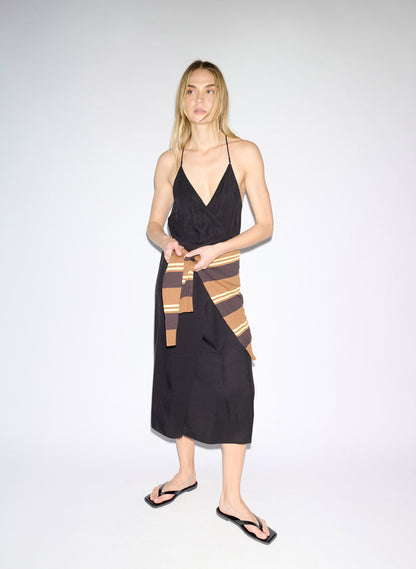 Tibi Summer Slip Wrap Dress