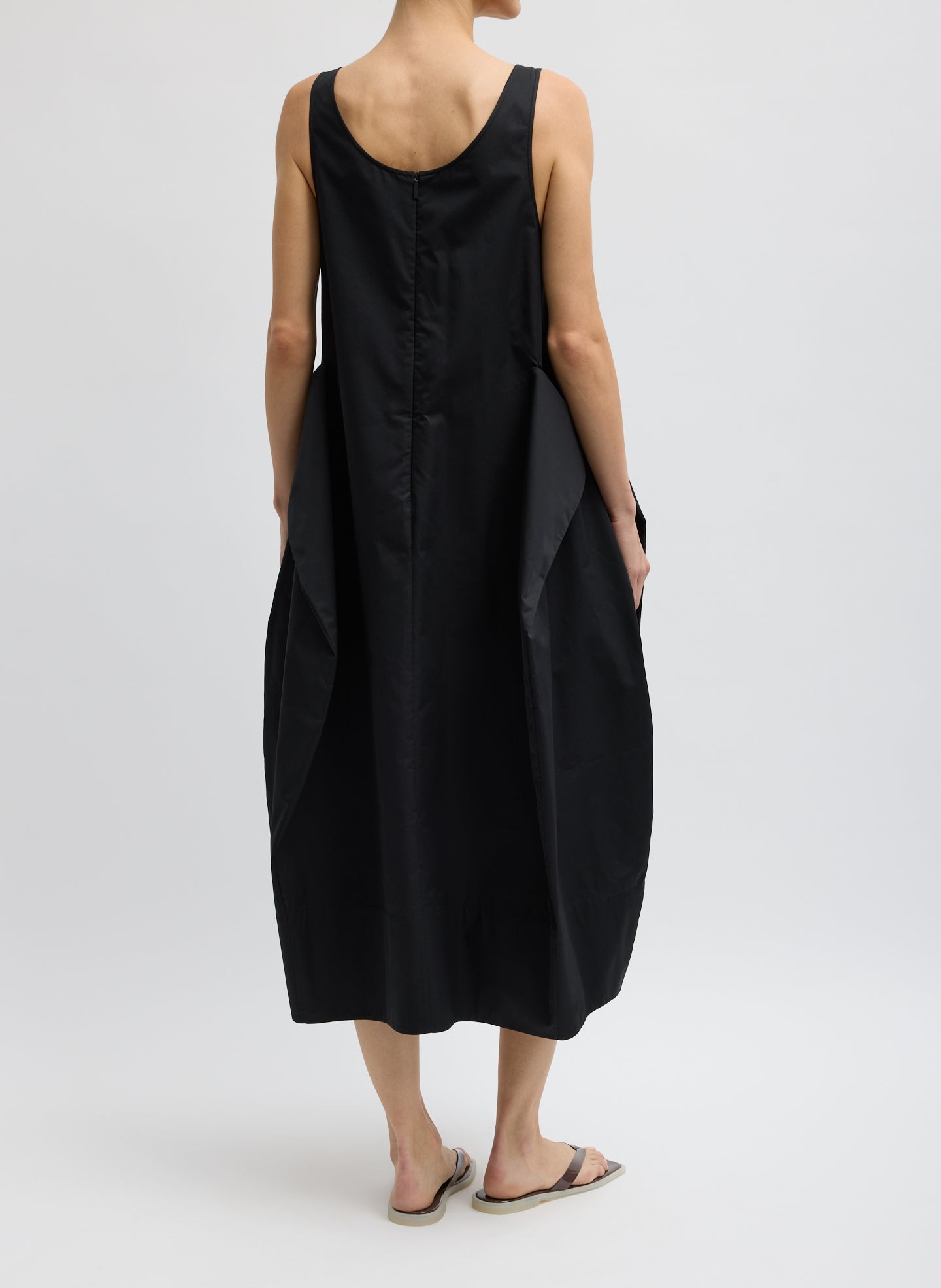 Tibi Eco Poplin Tank Dress