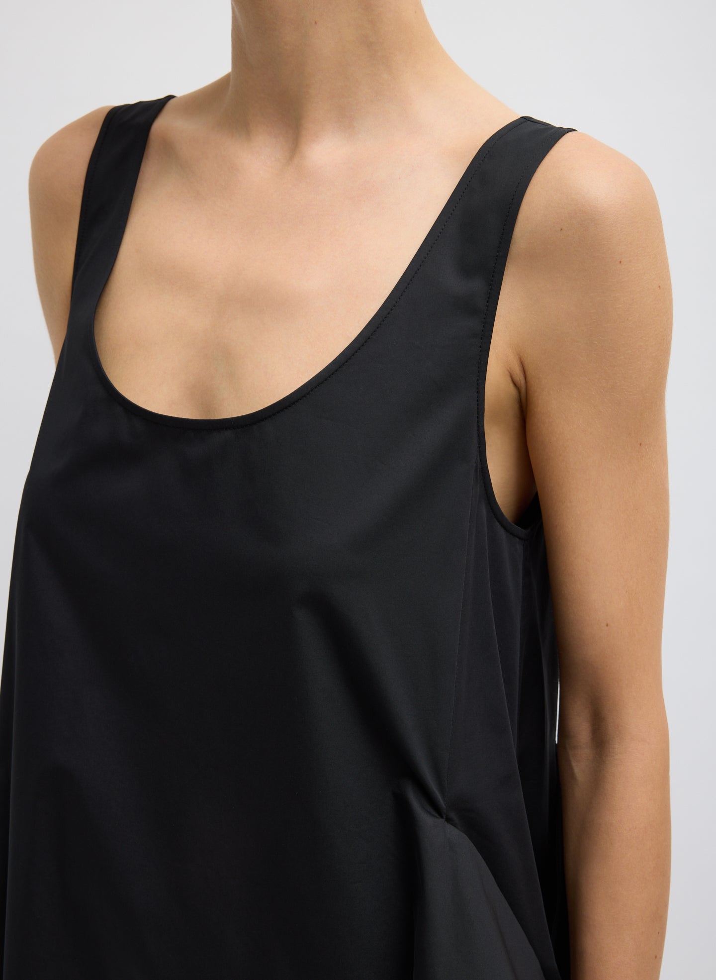Tibi Eco Poplin Tank Dress