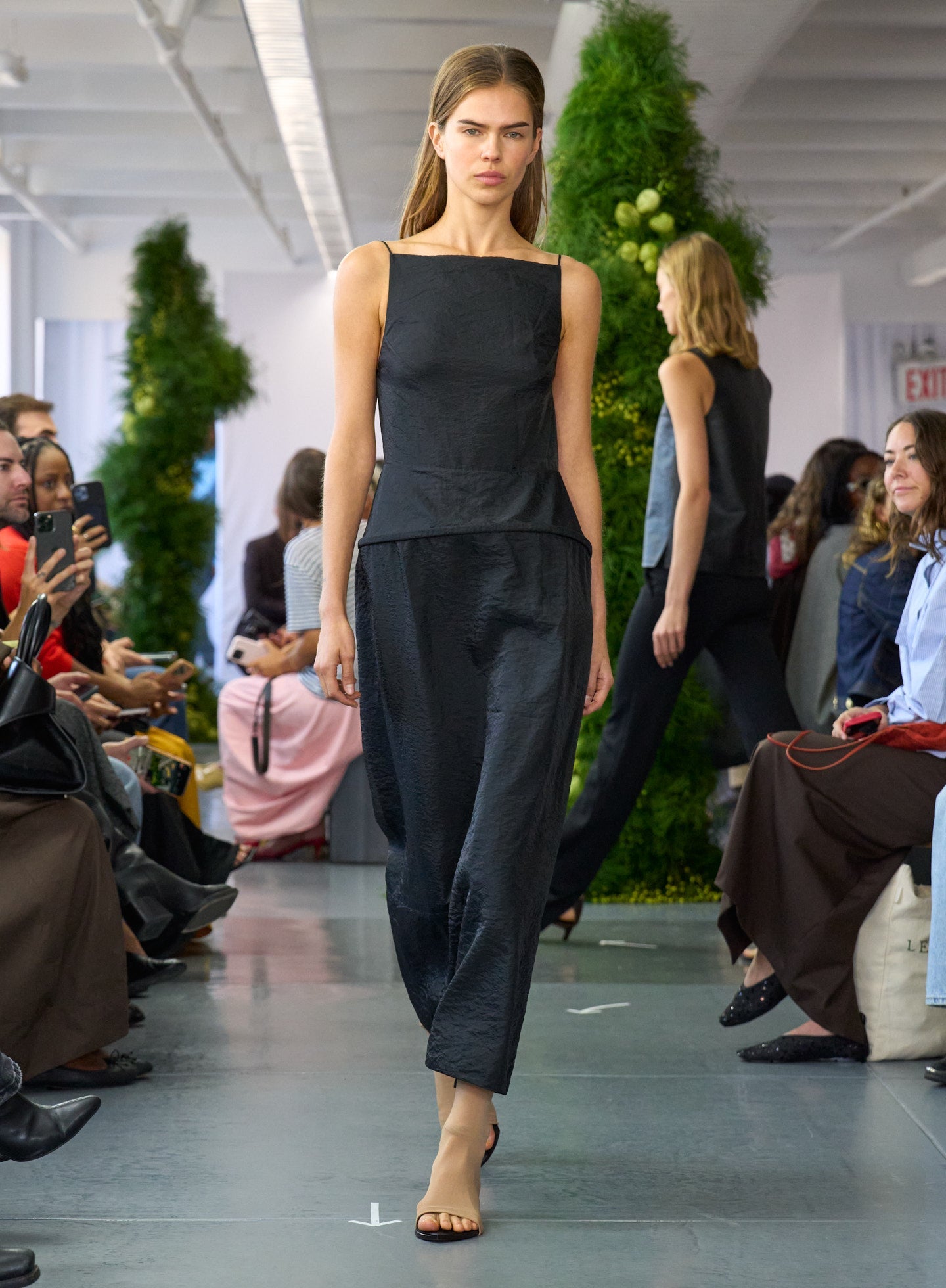 Tibi Chassis Hoop Strappy Dress