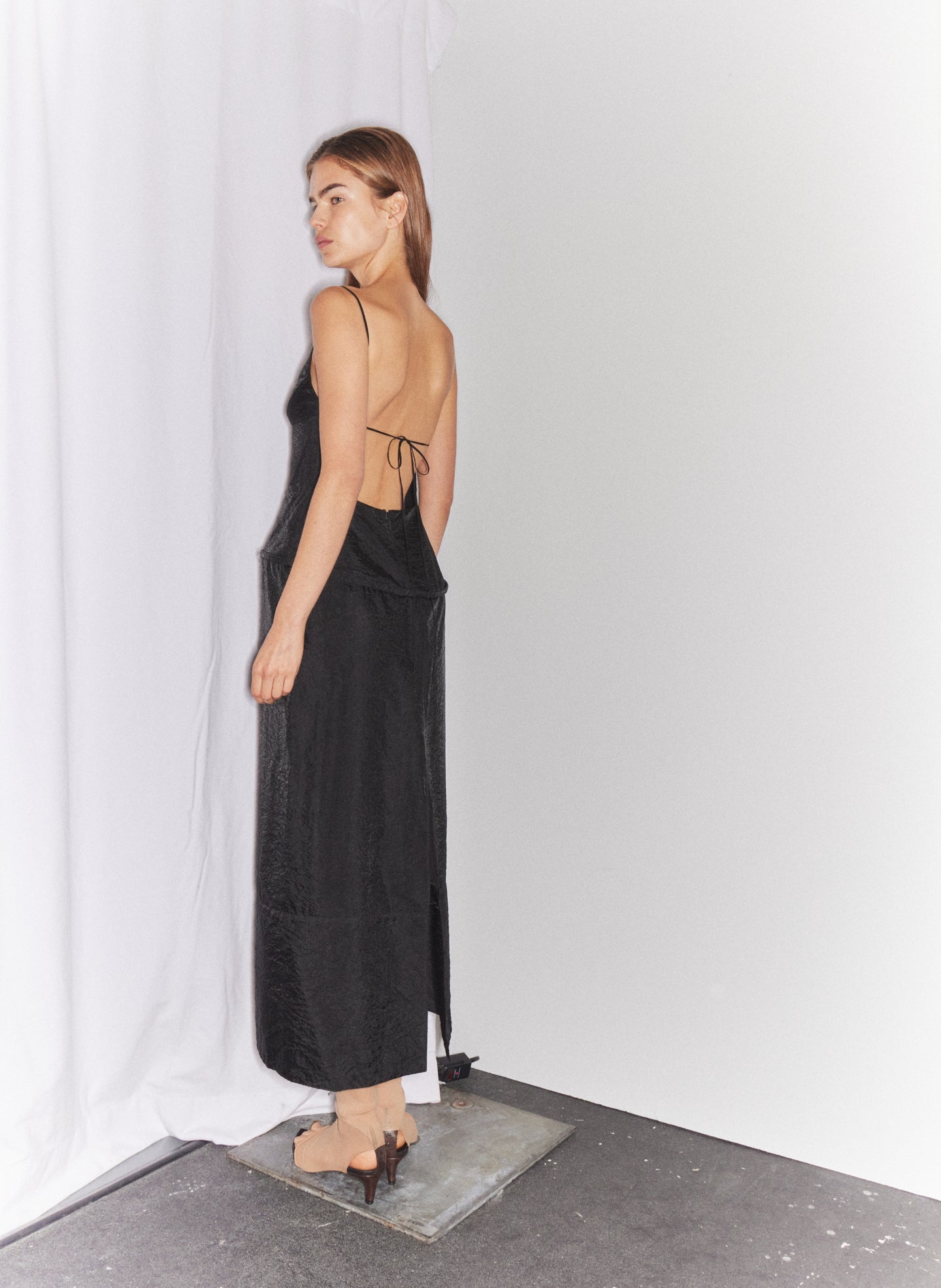 Tibi Chassis Hoop Strappy Dress