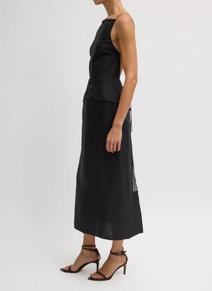 Tibi Chassis Hoop Strappy Dress