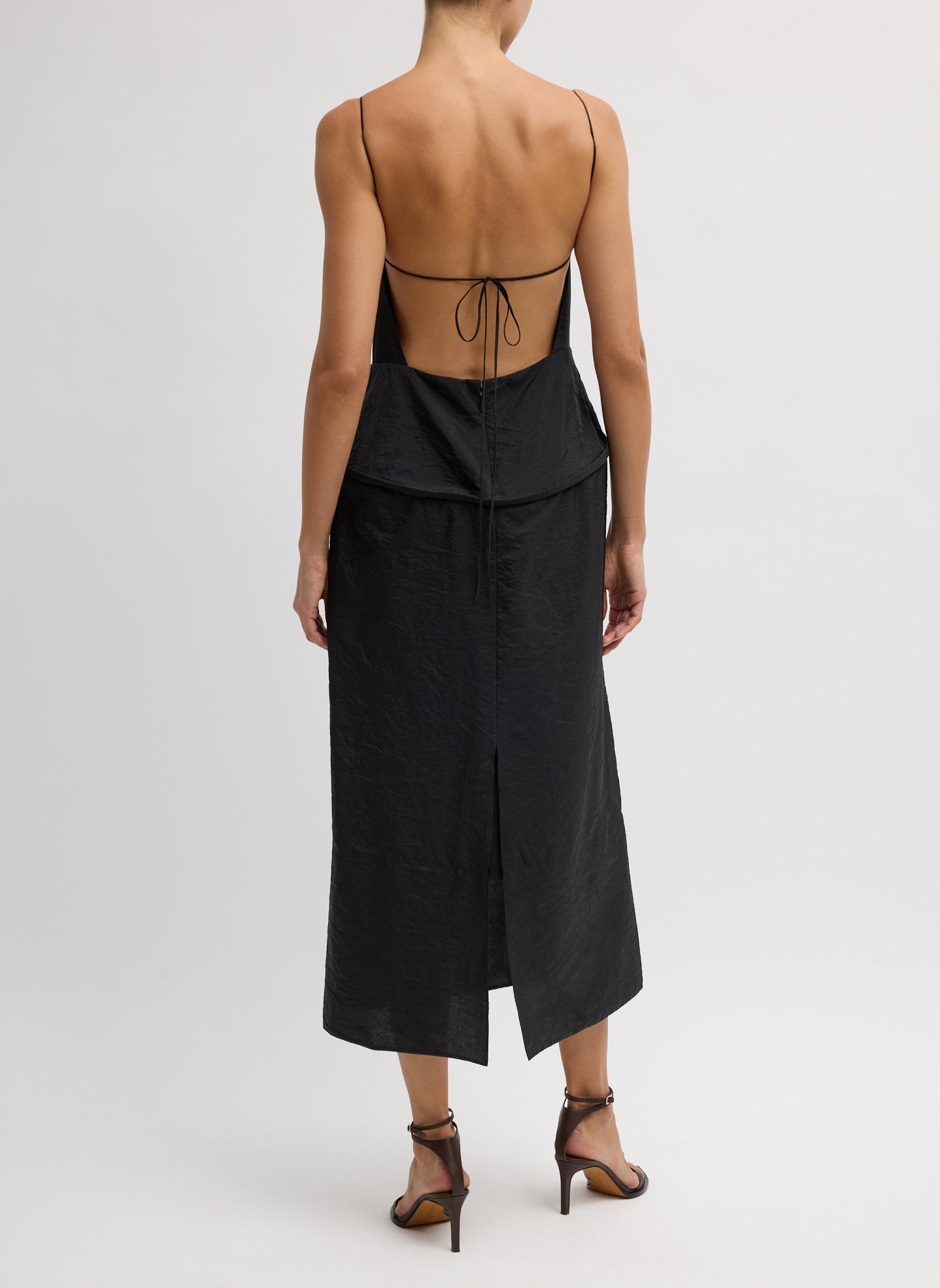 Tibi Chassis Hoop Strappy Dress