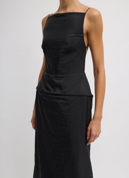 Tibi Chassis Hoop Strappy Dress
