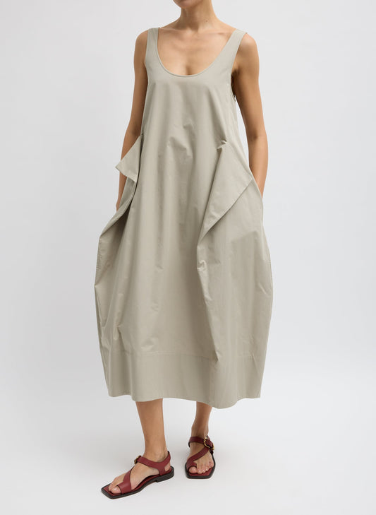 Tibi Eco Poplin Tank Dress