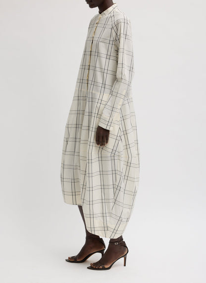 Tibi Russel Plaid Balloon Dress