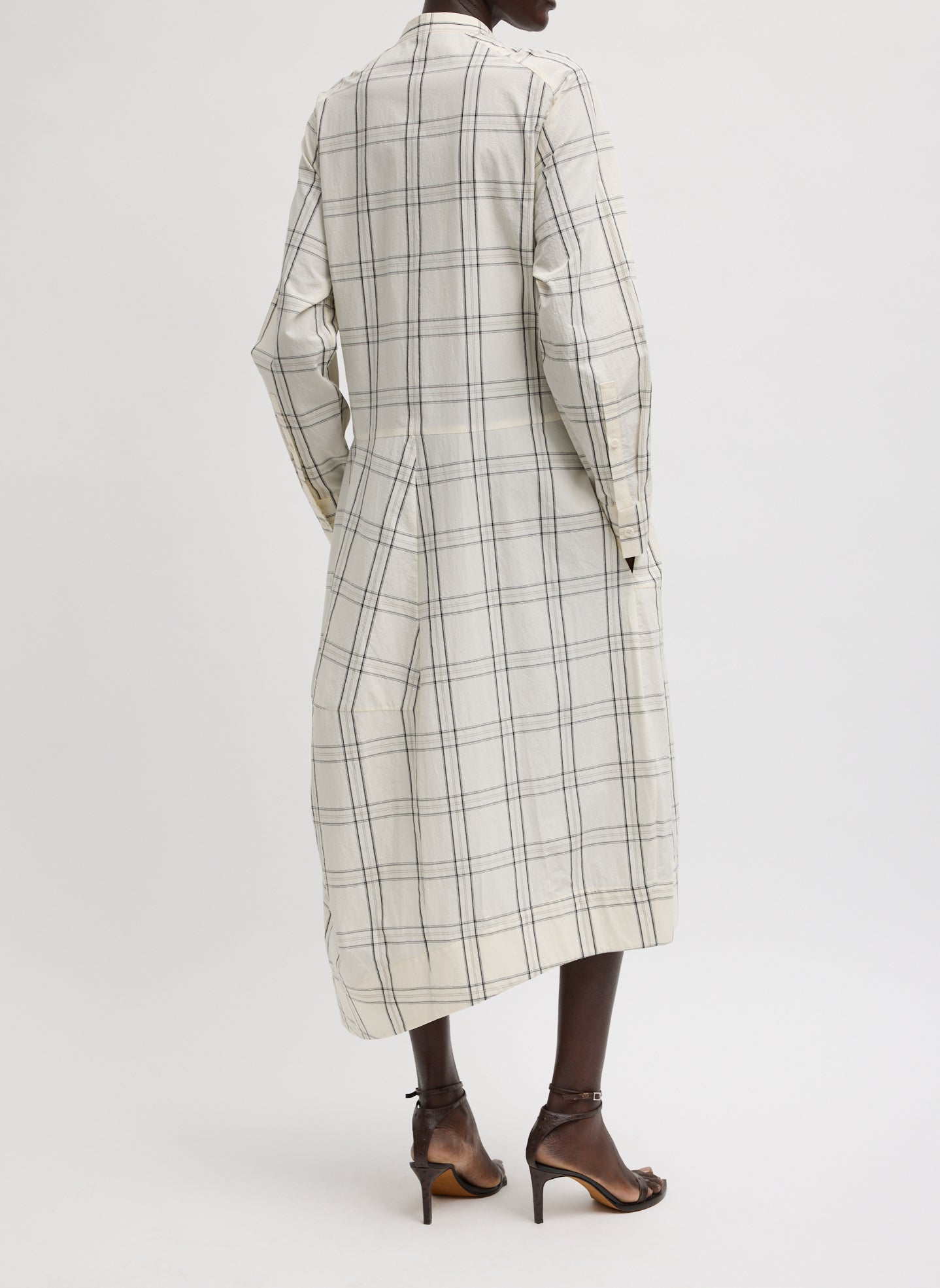 Tibi Russel Plaid Balloon Dress