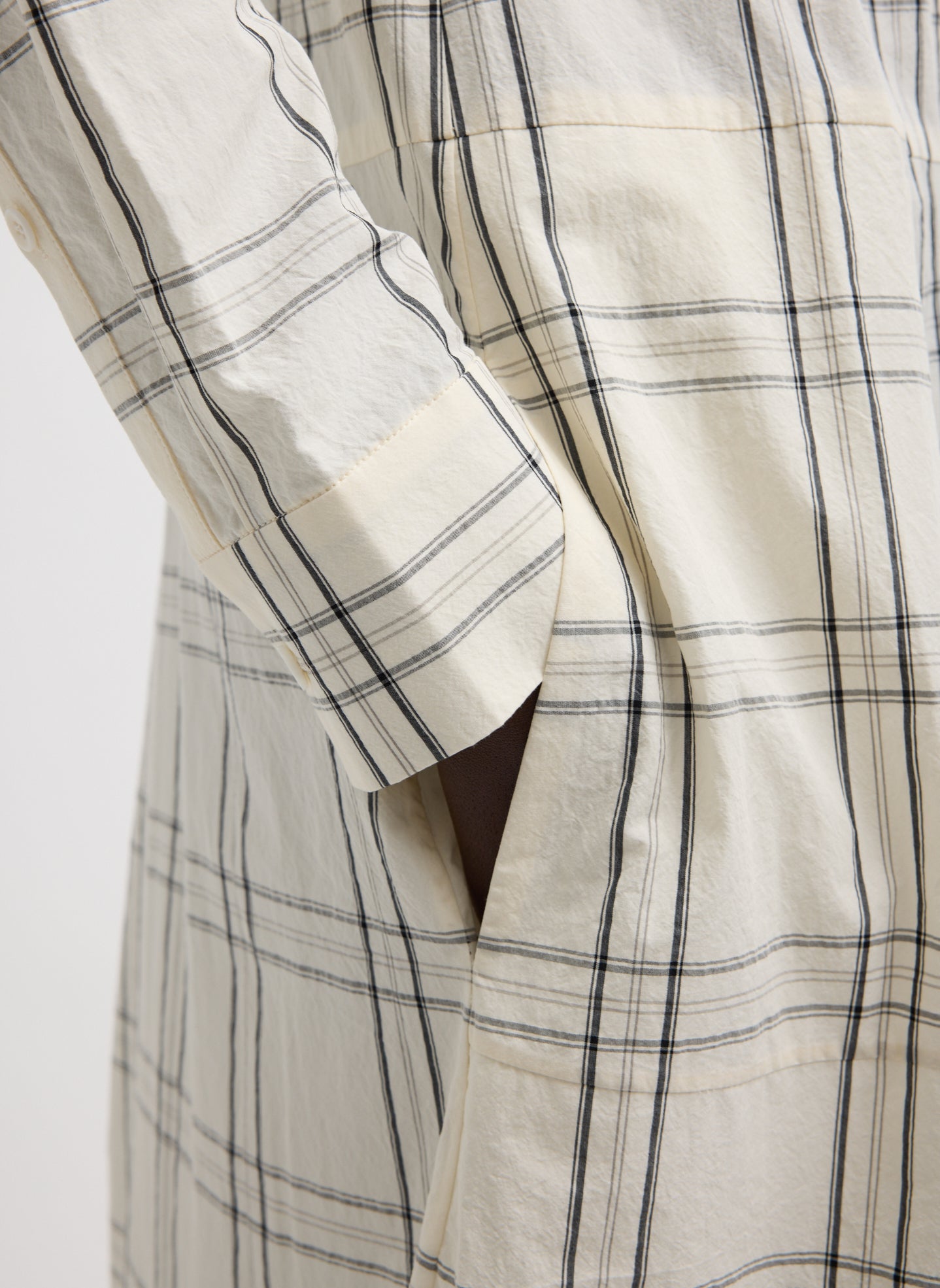 Tibi Russel Plaid Balloon Dress