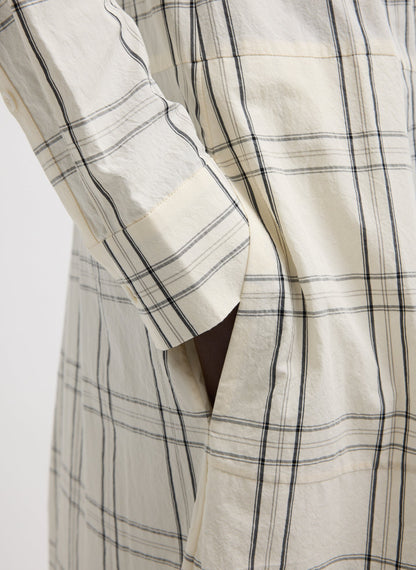 Tibi Russel Plaid Balloon Dress