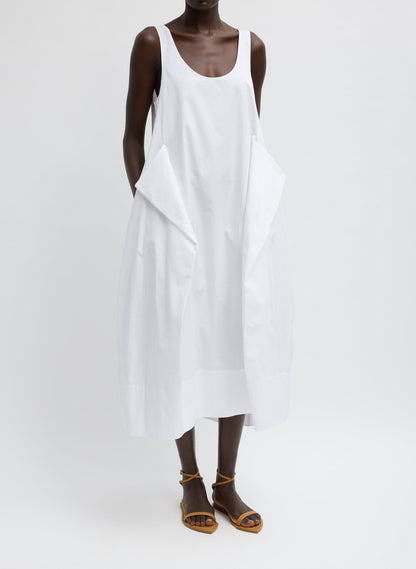 Tibi Eco Poplin Tank Dress