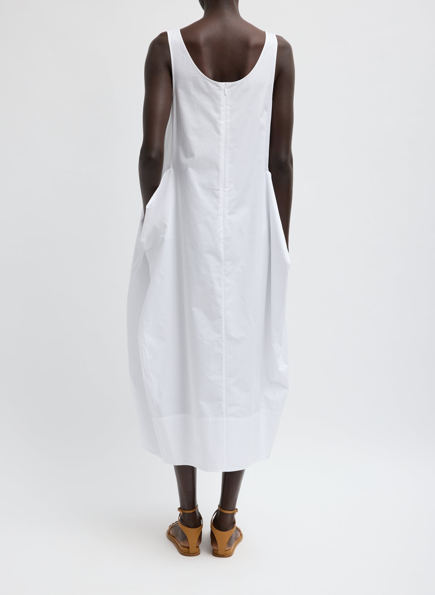 Tibi Eco Poplin Tank Dress