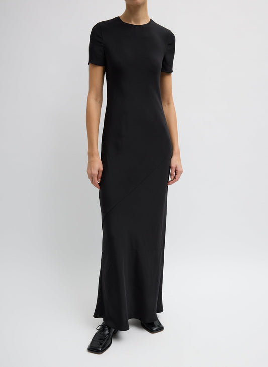 Tibi 4-Ply Silk Bias Dress