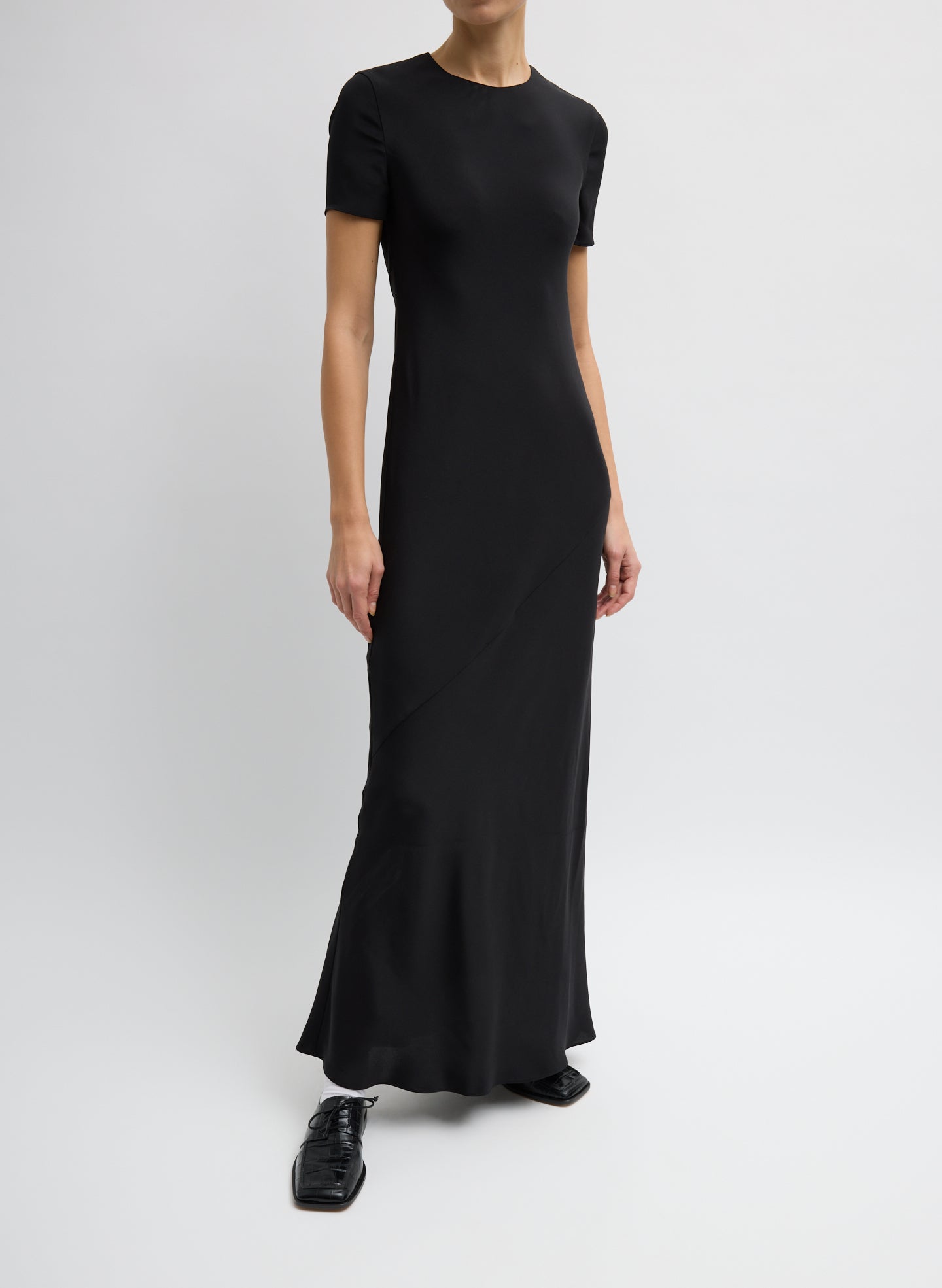 Tibi 4-Ply Silk Bias Dress
