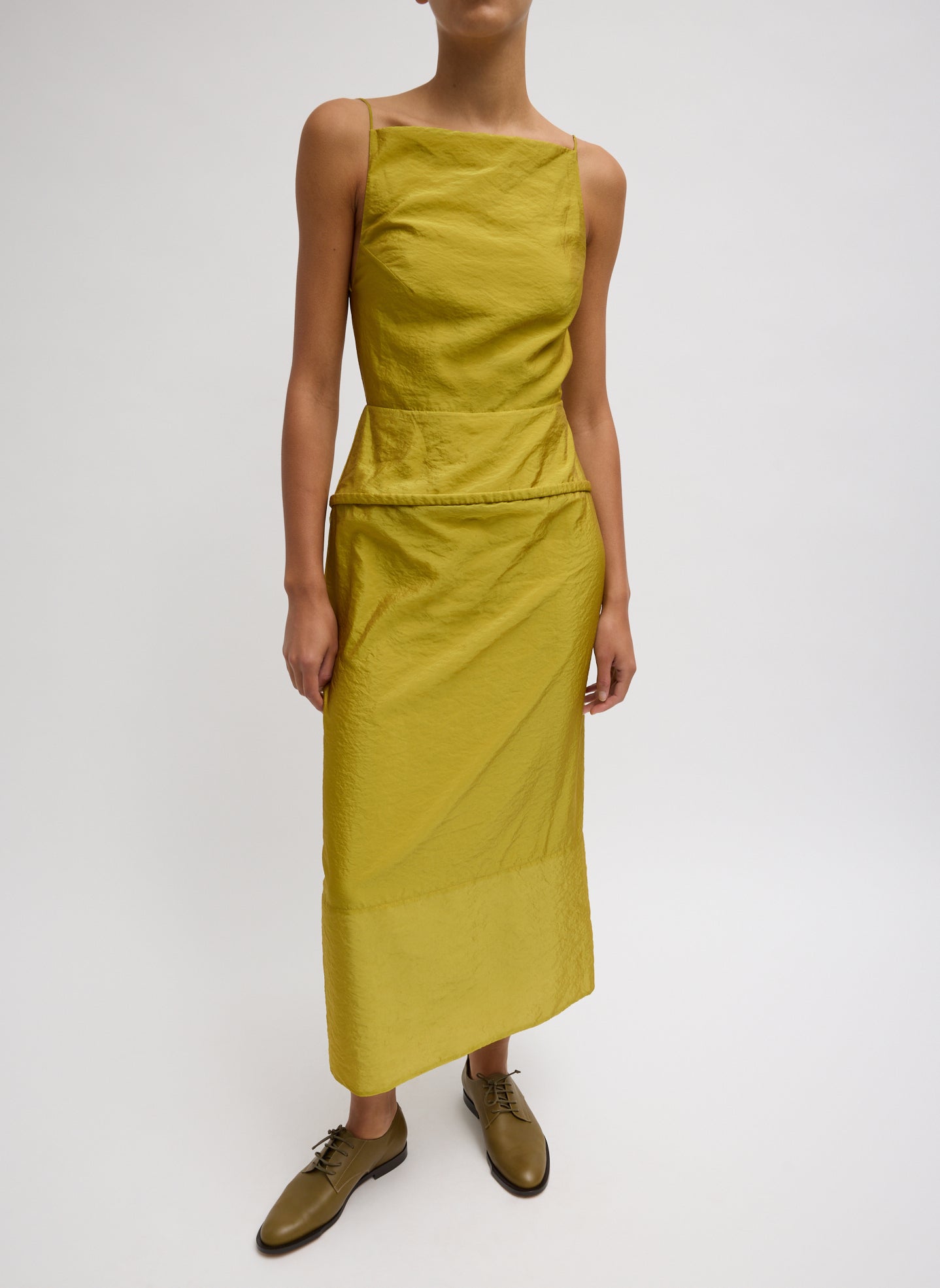 Tibi Chassis Hoop Strappy Dress