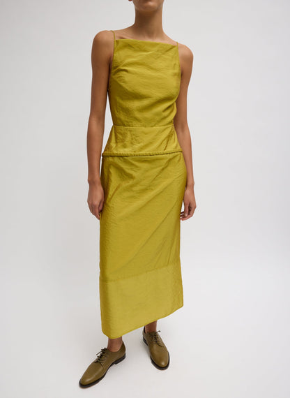 Tibi Chassis Hoop Strappy Dress