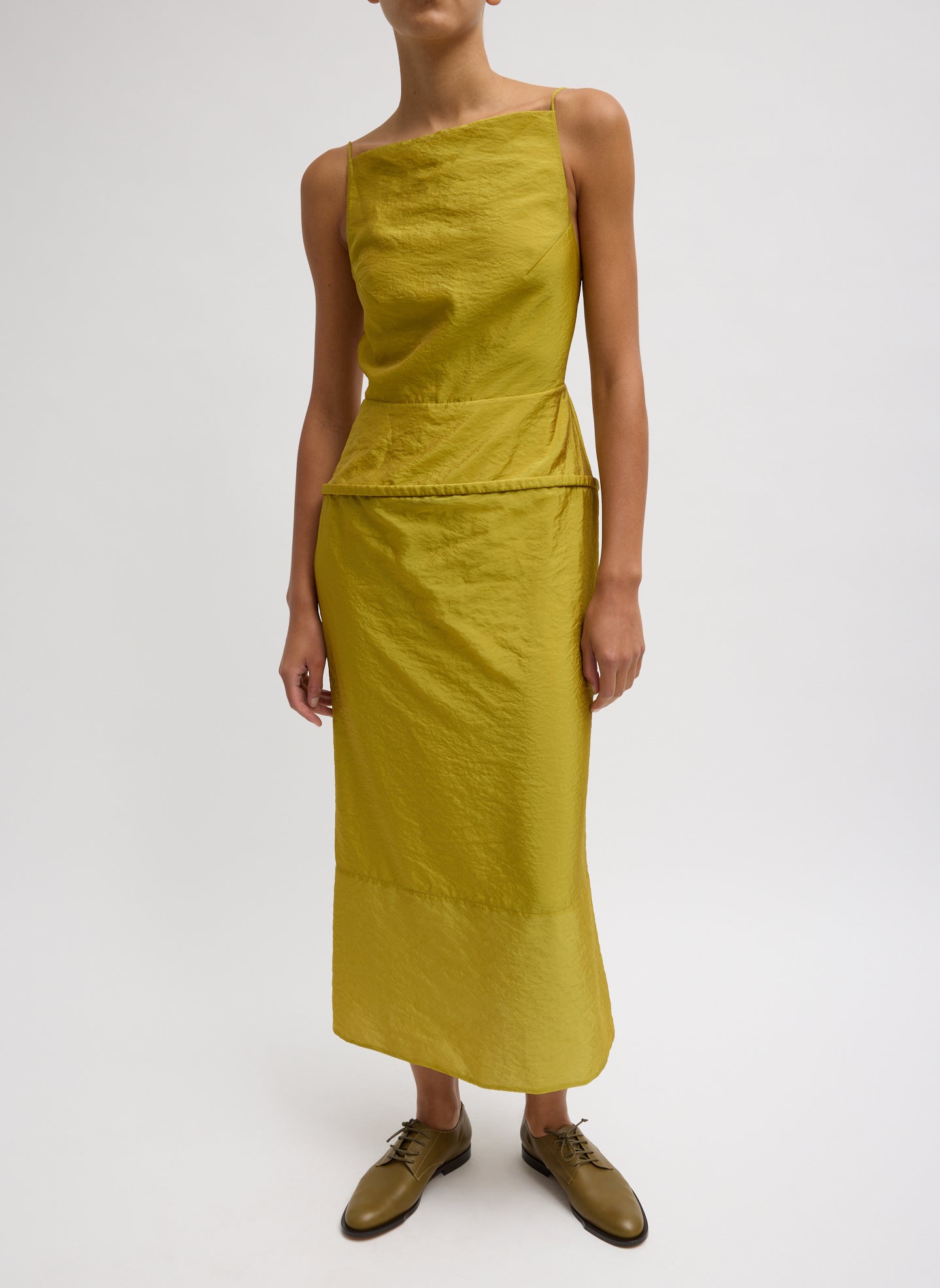 Tibi Chassis Hoop Strappy Dress