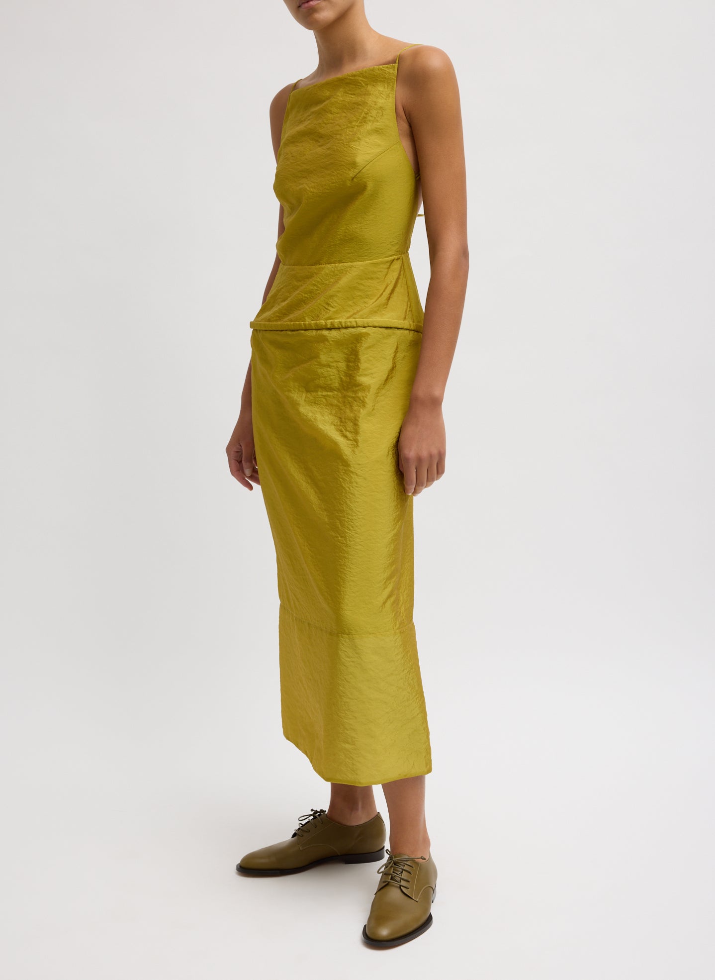Tibi Chassis Hoop Strappy Dress
