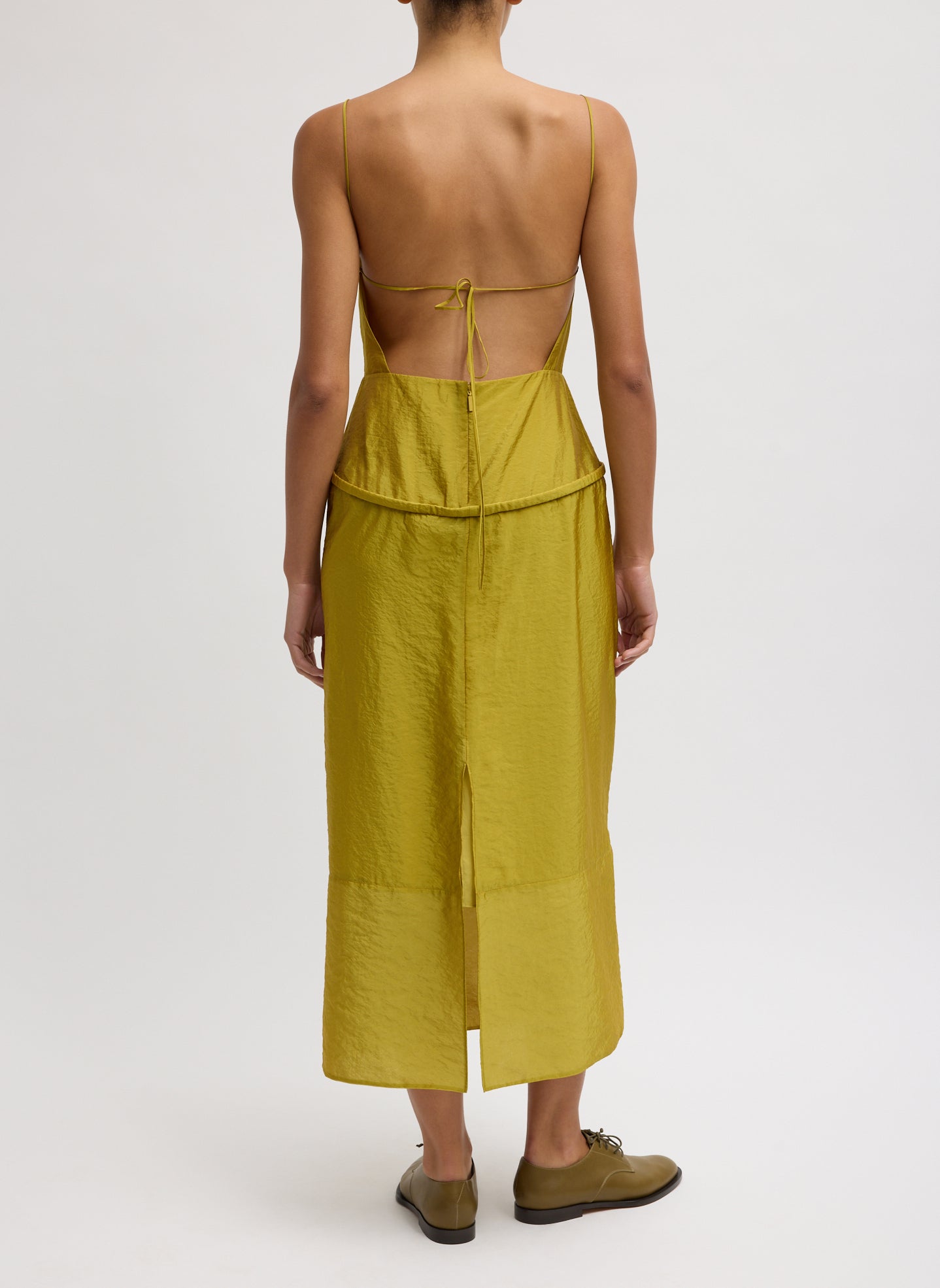 Tibi Chassis Hoop Strappy Dress