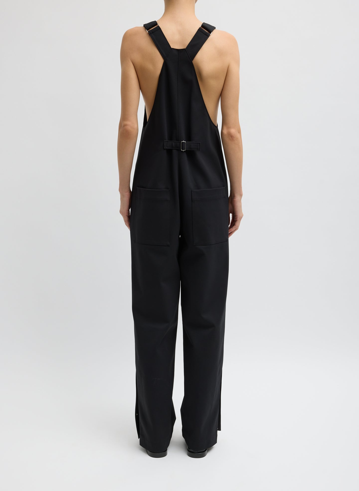 Tibi Compact Tech Knit Overalls