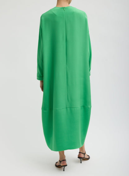 Tibi 4-Ply Silk Long Sleeve Cocoon Dress