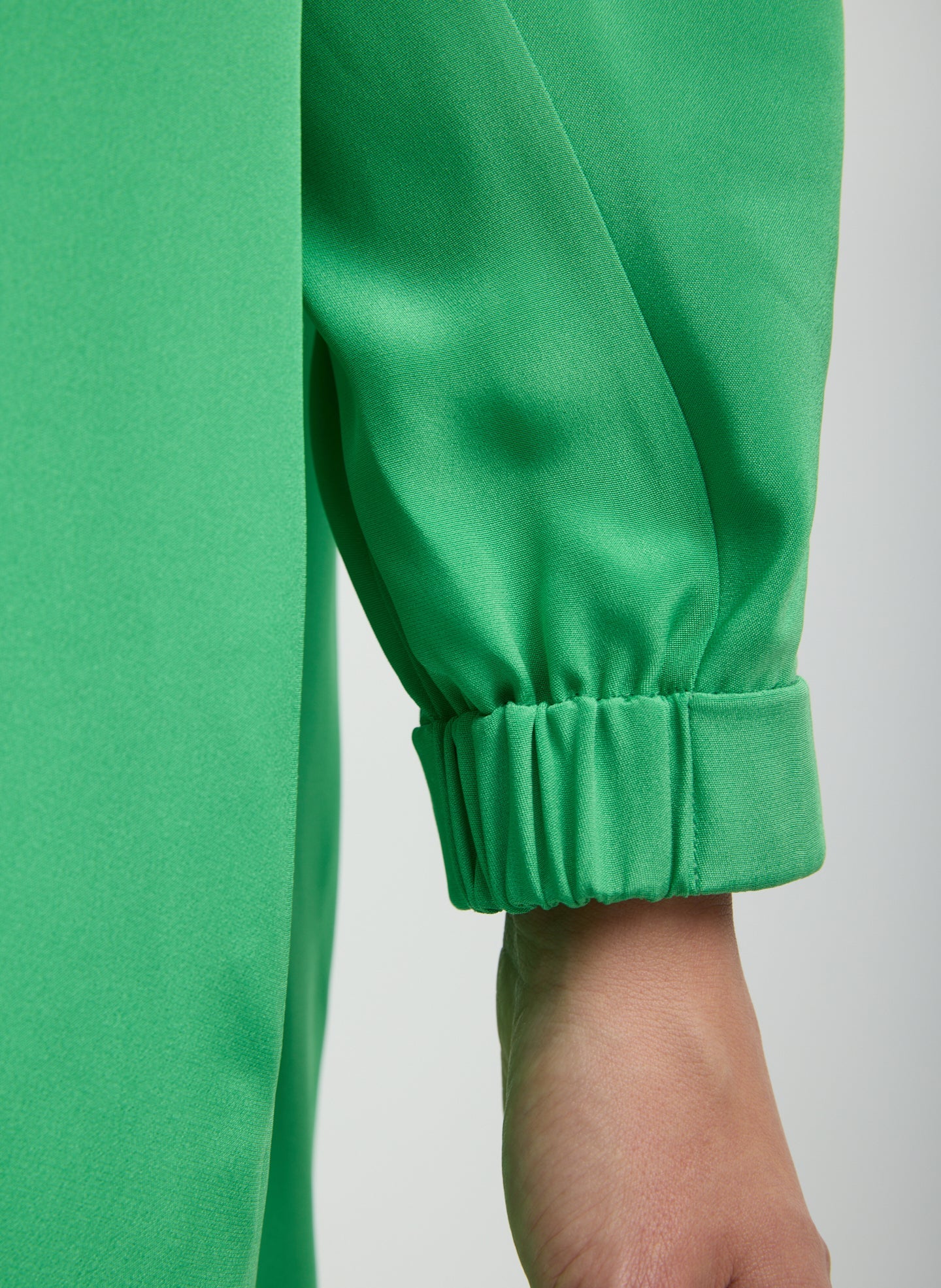 Tibi 4-Ply Silk Long Sleeve Cocoon Dress