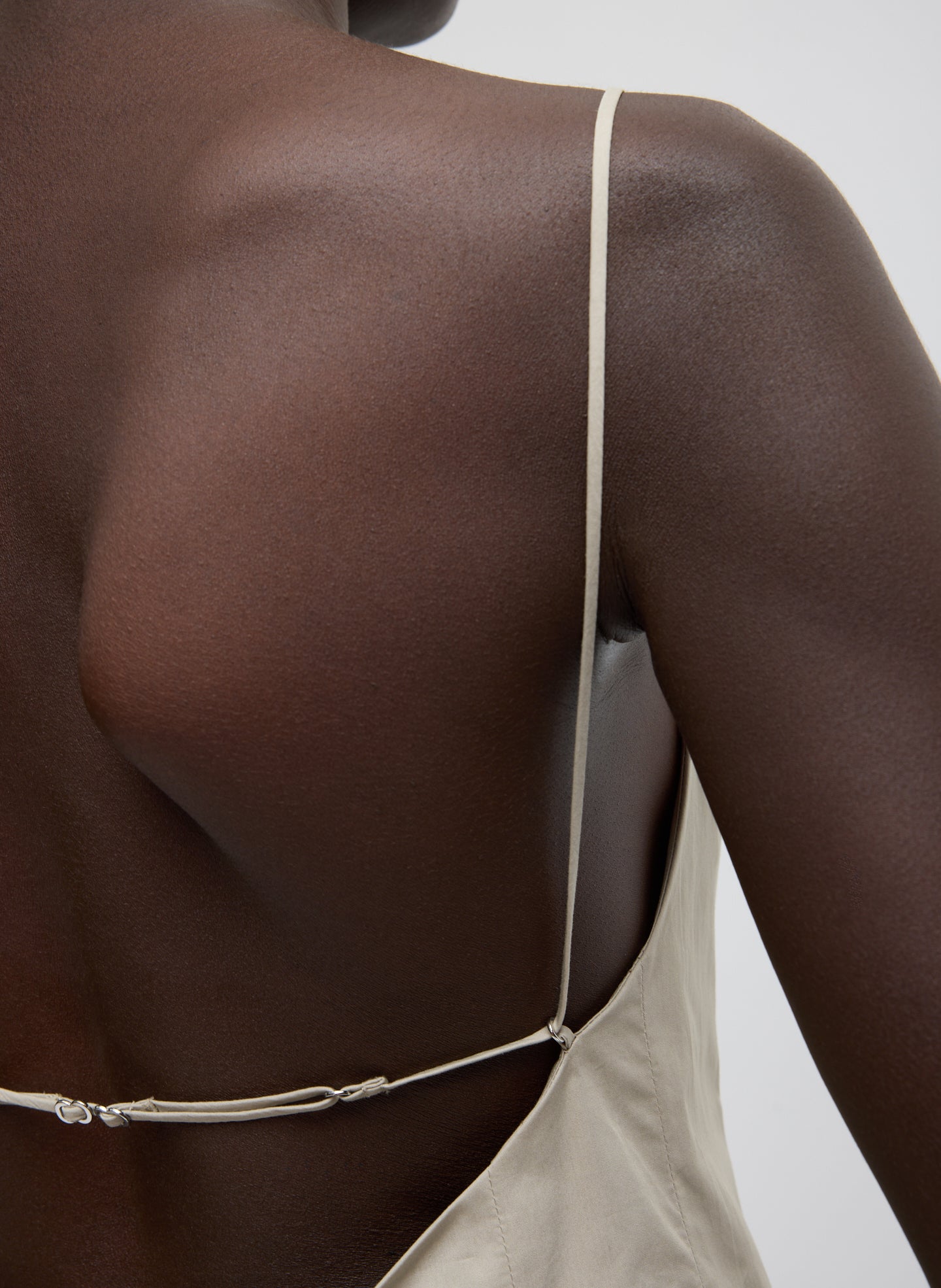 Tibi Eco Poplin Strappy Open Back Top