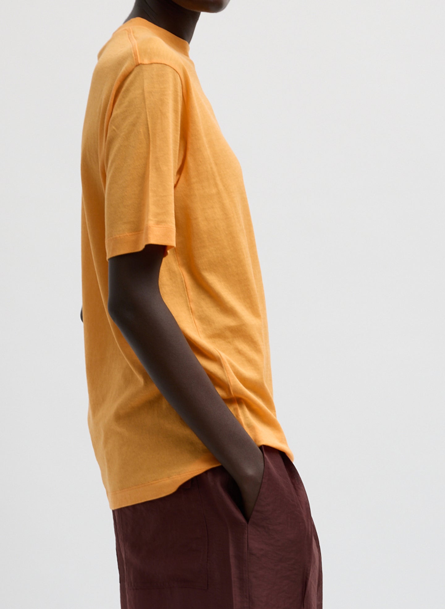 Tibi Sheer Crepe Knit Mock Unisex T-Shirt