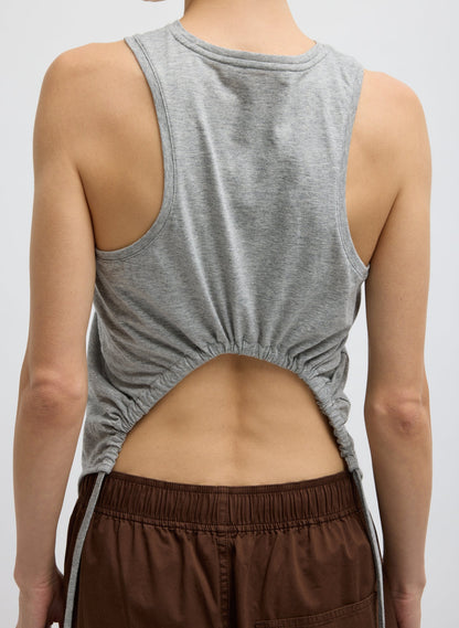 Tibi Shirred Back Tank