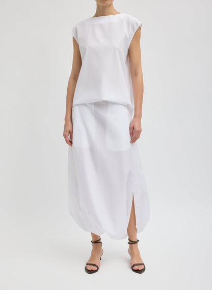 Tibi Summer Nylon Sleeveless Cocoon Top