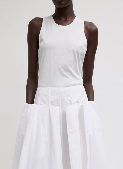 Tibi Crewneck Racerback Bodysuit