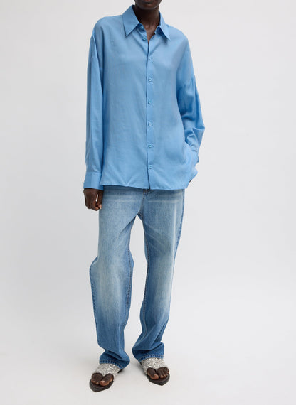 Tibi Ultra Light Silk Tencel Oversized Shirt