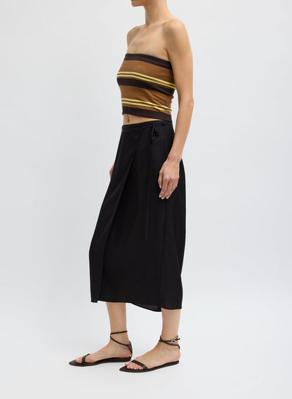 Tibi Summer Slip Wrap Skirt