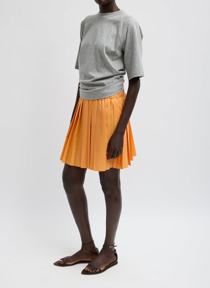 Tibi Summer Nylon Pull On Mini Skirt