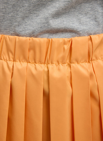 Tibi Summer Nylon Pull On Mini Skirt