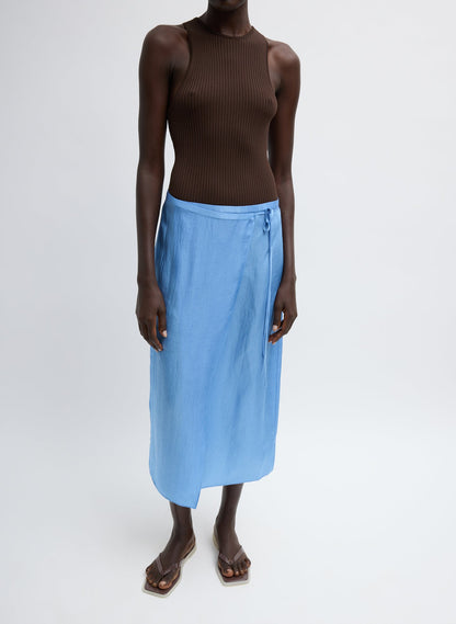 Tibi Summer Slip Wrap Skirt