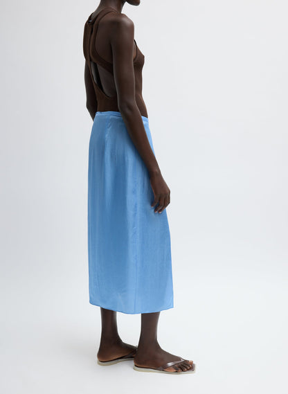 Tibi Summer Slip Wrap Skirt