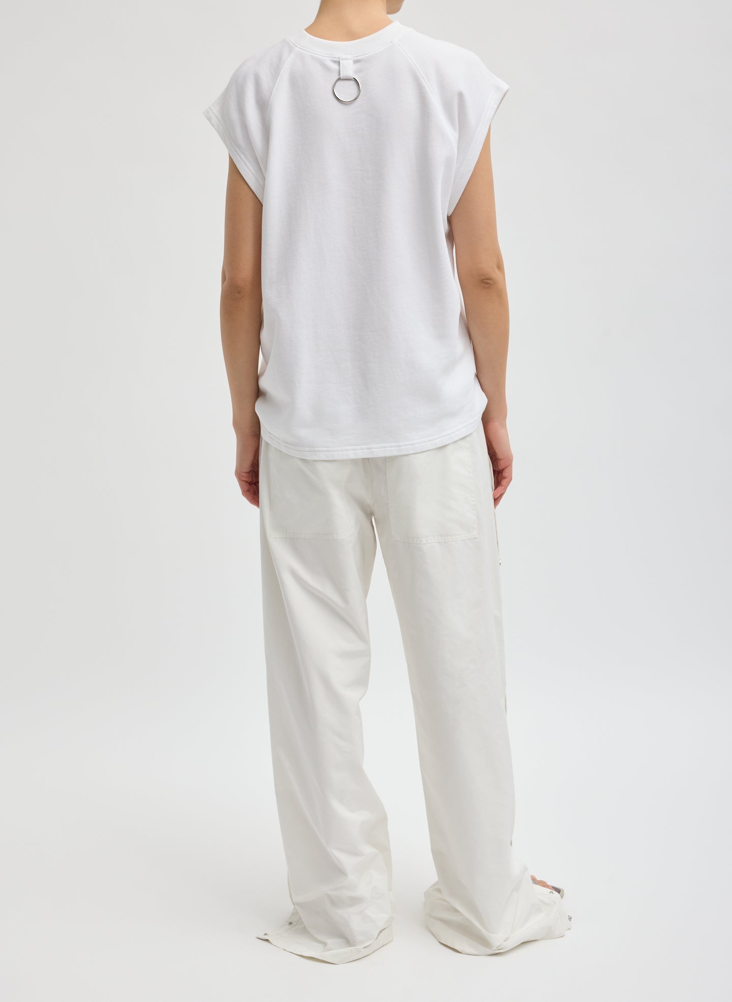 Tibi Nylon Snap Jogger