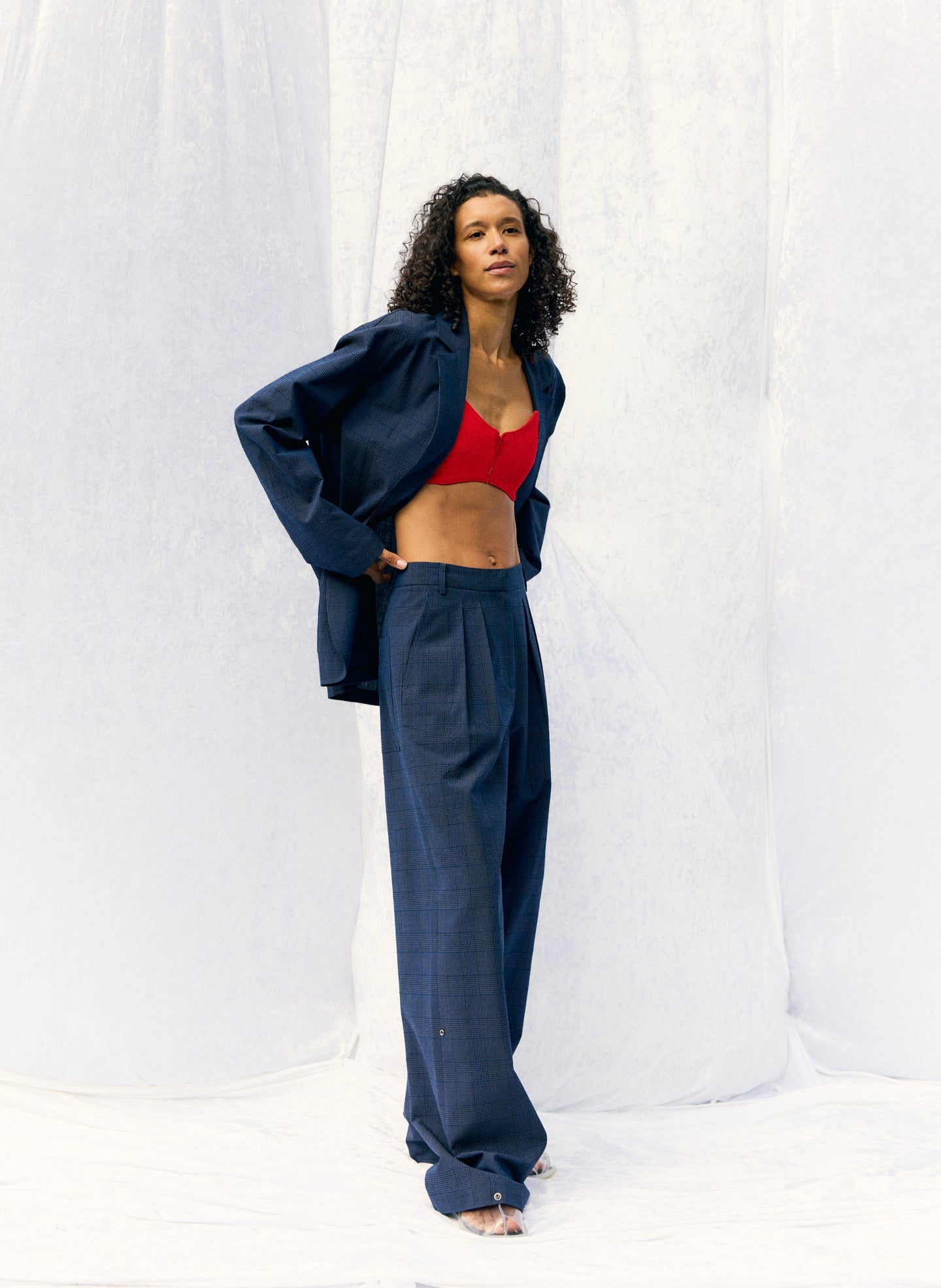 Tibi Menswear Crepon Stella Full Length Pant
