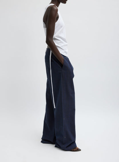 Tibi Menswear Crepon Stella Full Length Pant