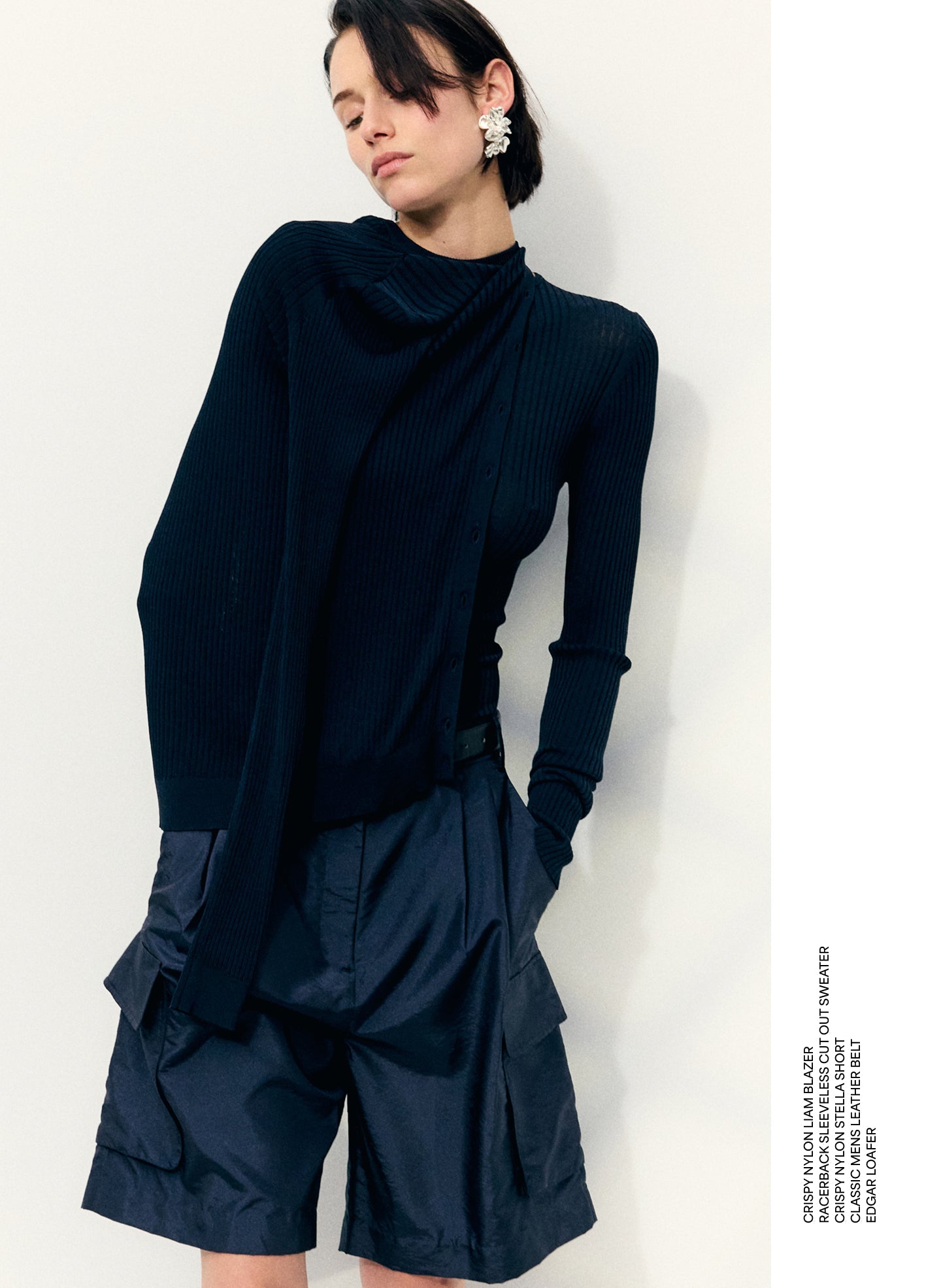 Tibi Crispy Nylon Stella Short