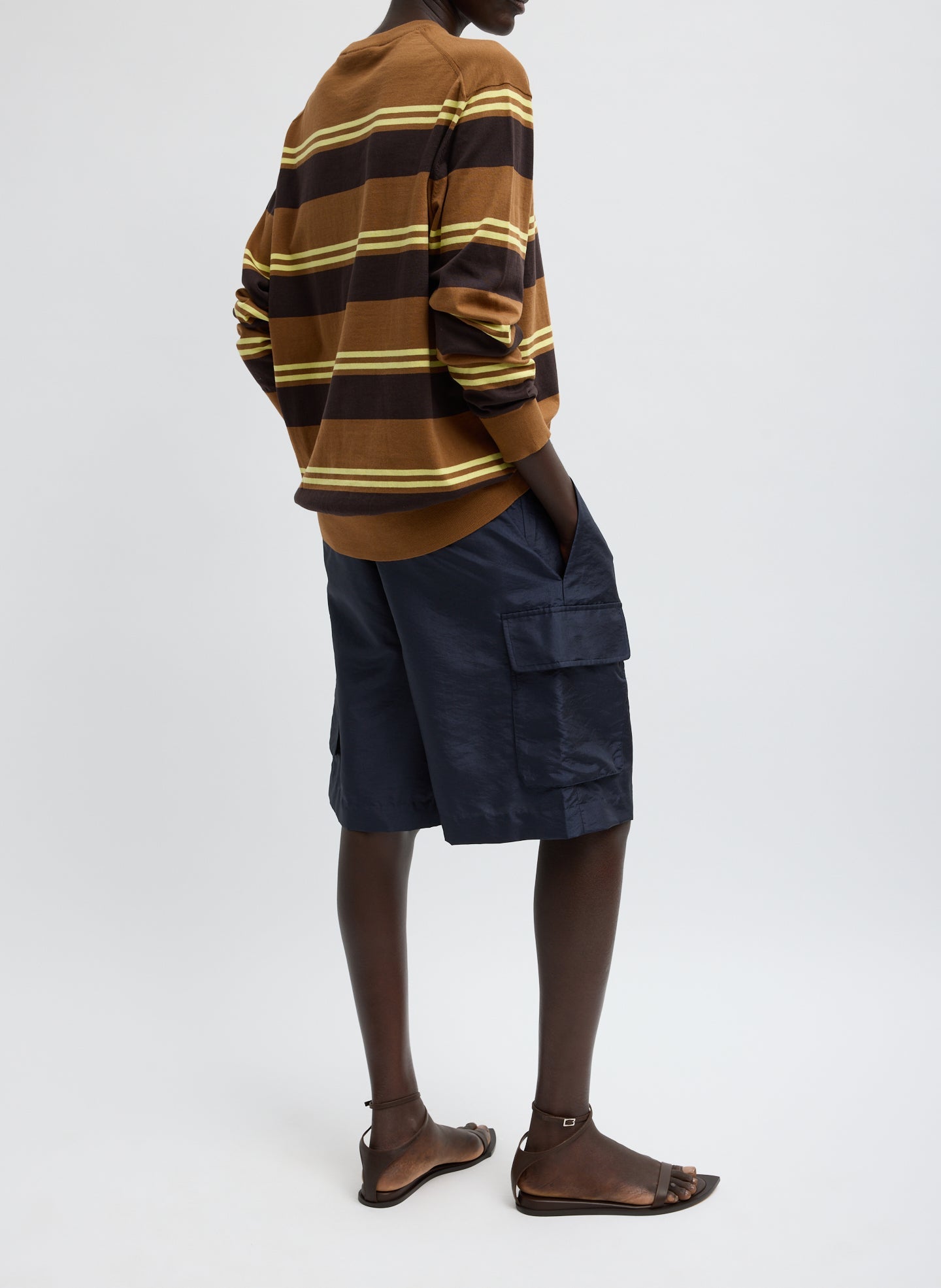 Tibi Crispy Nylon Stella Short