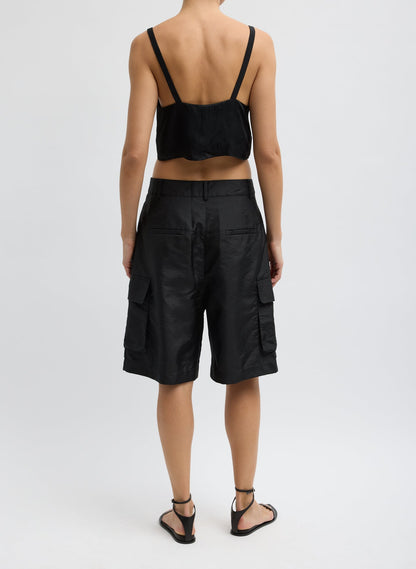 Tibi Crispy Nylon Stella Short