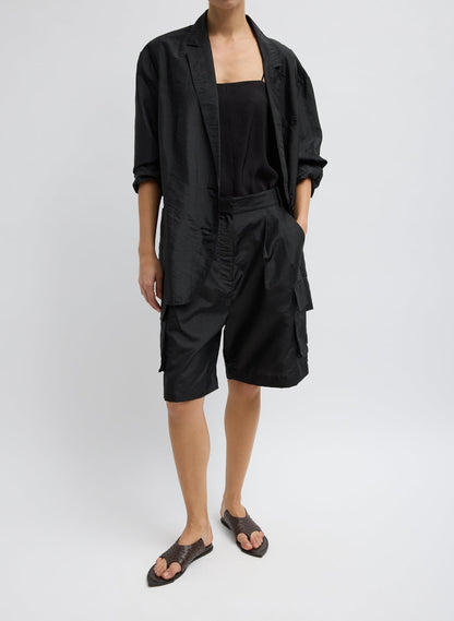 Tibi Crispy Nylon Stella Short