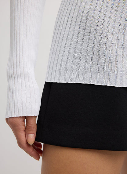Tibi Bonded Viscose Shorts
