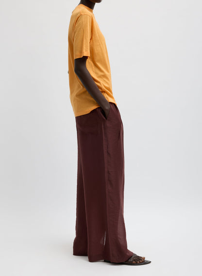 Tibi Summer Voile Stella Pant With Slit Detail